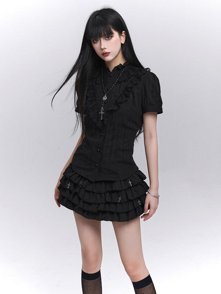 LADYGHOST Black Ghost Girl Gothic Designer Women&