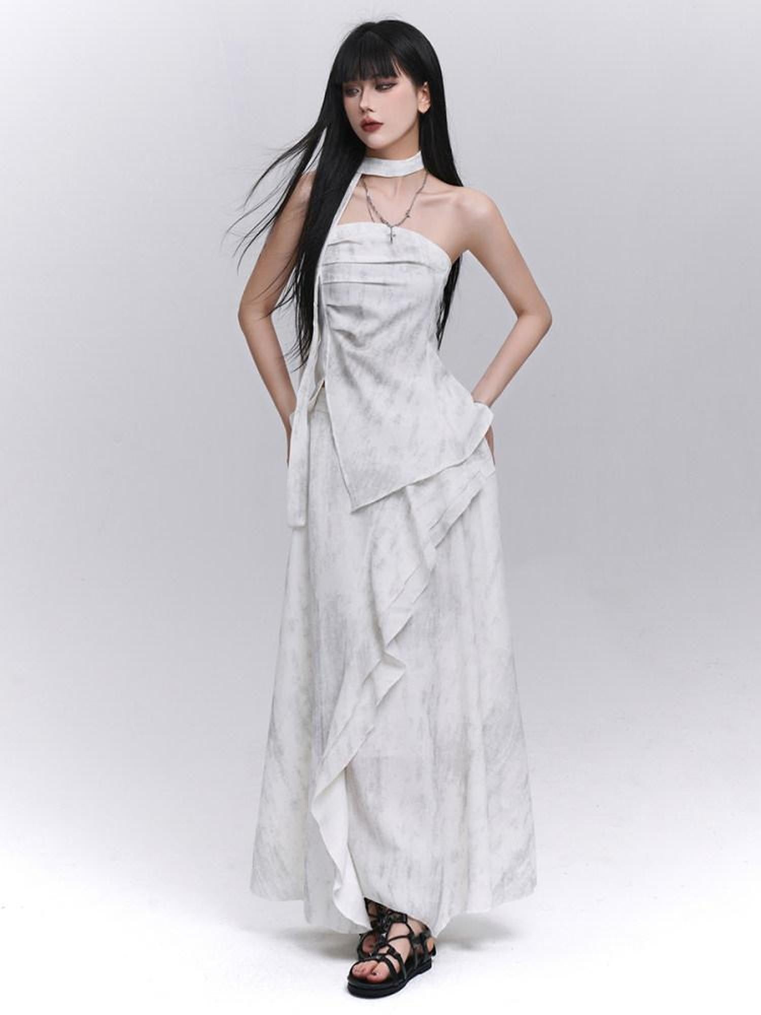 LADYGHOST Ethereal Artistic Two Piece Cool Women&