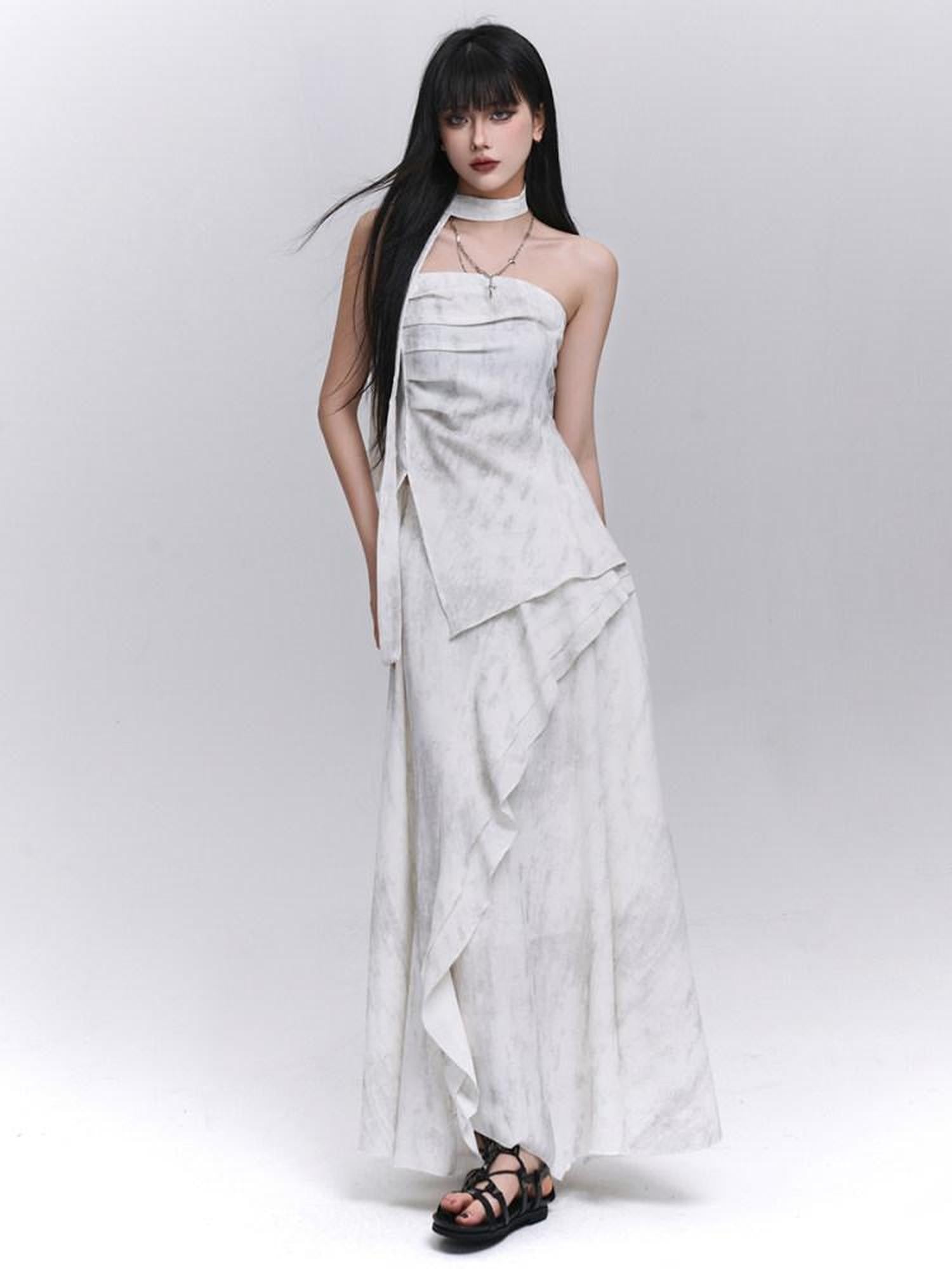 LADYGHOST Ethereal Artistic Two Piece Cool Women&