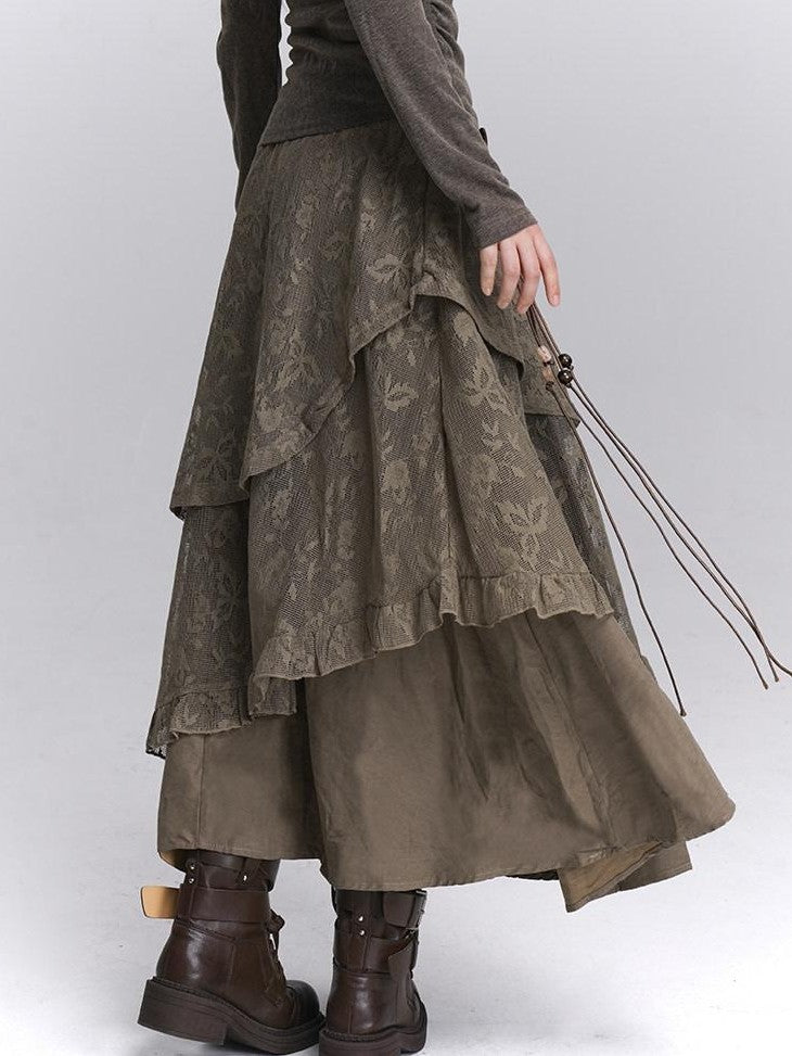 LADYGHOST Ethereal Coffee Brown Cool Artistic Women&