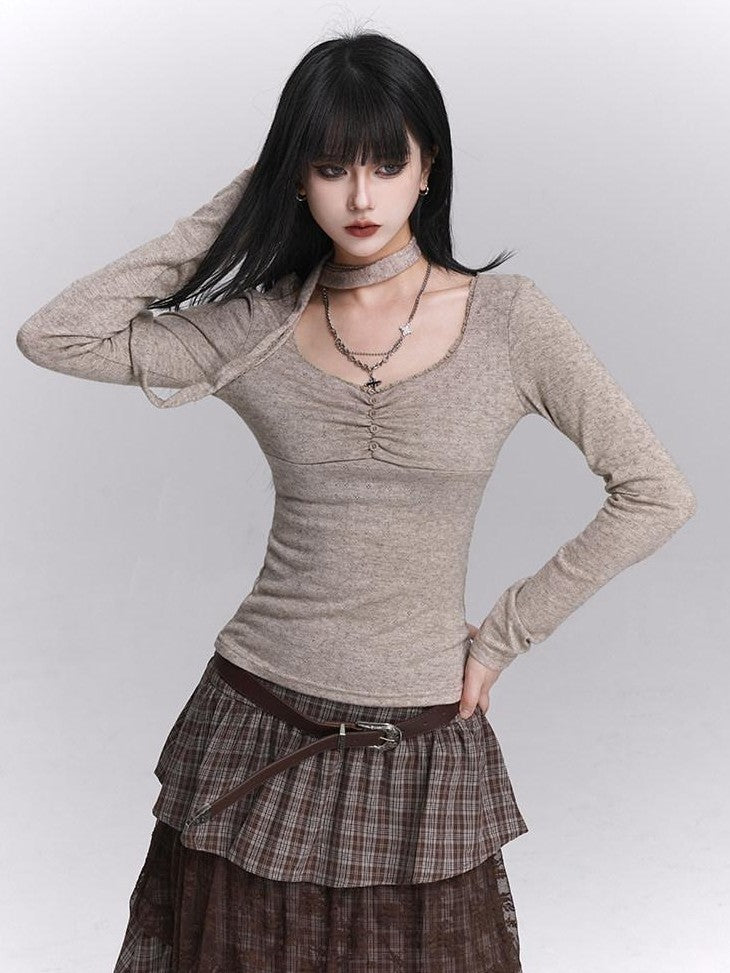 LADYGHOST Ethereal Korean Chic Slim Fit Women&