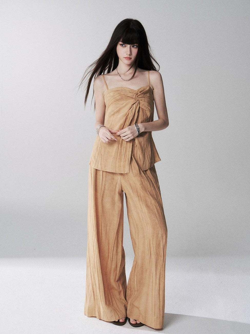 LADYGHOST Ethereal Korean Gray Unique Design Women&