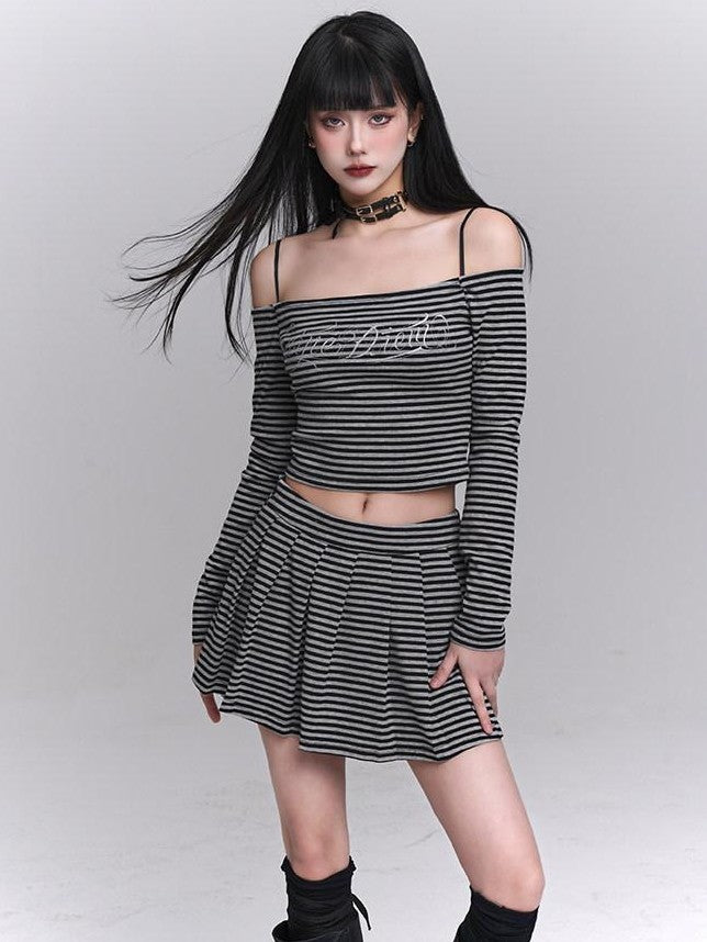 LADYGHOST Ethereal Off Shoulder Designed Figure Flattering Women&