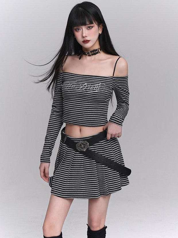 LADYGHOST Ethereal Off Shoulder Designed Figure Flattering Women&