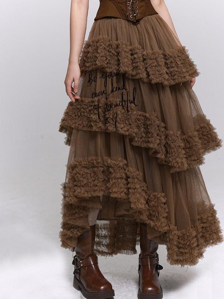 LADYGHOST Ethereal Puff Cake Princess Women&