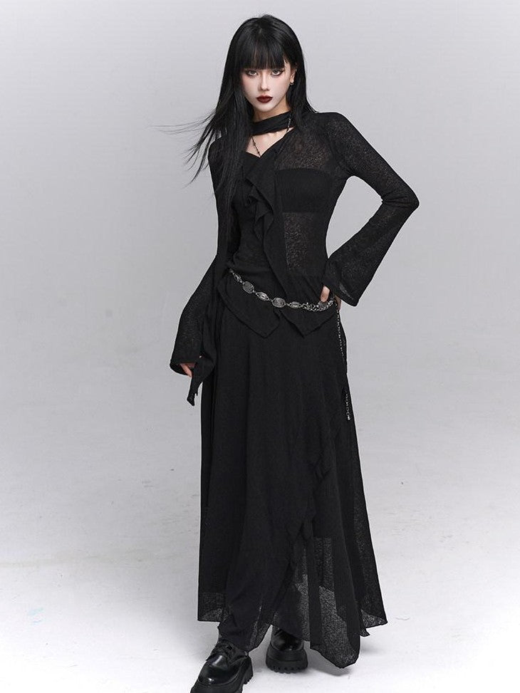 LADYGHOST Ghost Girl Black Minimalist Sophisticated Women&