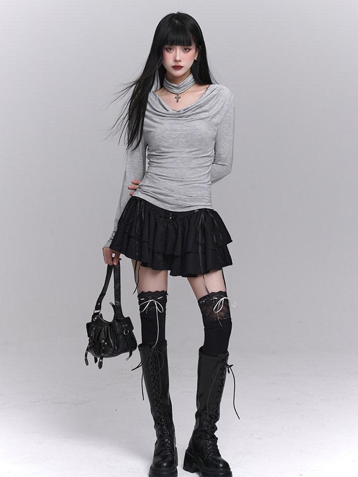 LADYGHOST Ghost Girl Cross Chain Gothic Punk Women&