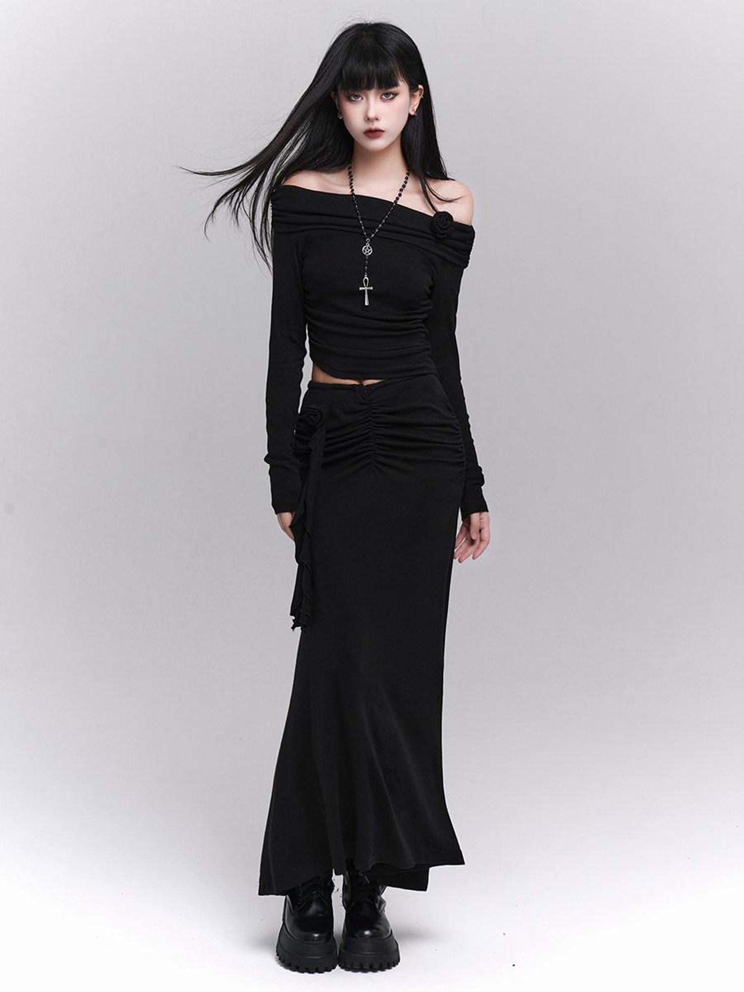 LADYGHOST Ghost Girl One Shoulder Women&