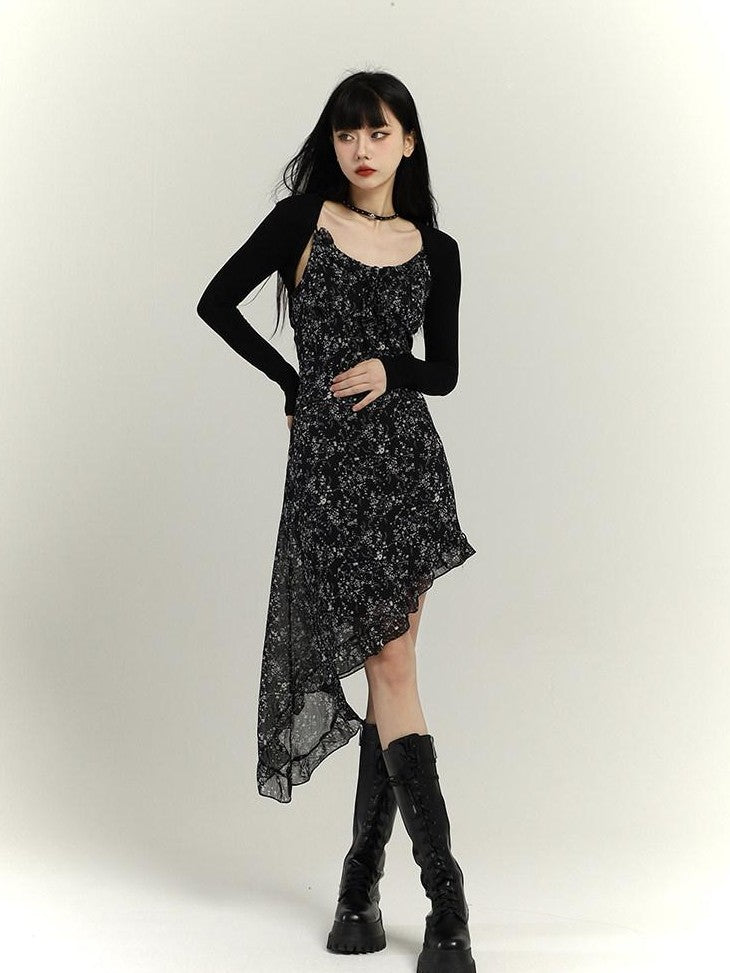 LADYGHOST Ghost Girl Sun Protective Cropped Open Front Women&