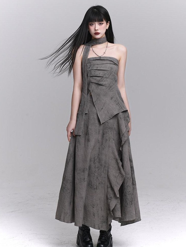 LADYGHOST Ghostly Bustier And Long Skirt Northwest Wasteland Women&
