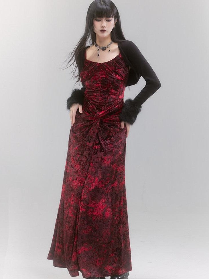 LADYGHOST Red Ghost Girl Bodycon Slim Fit Women&