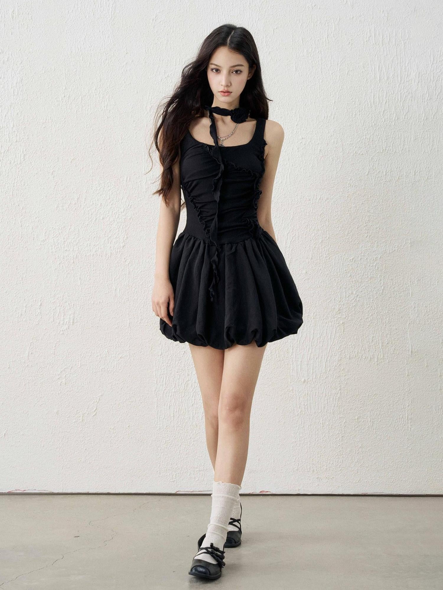 LADYGHOST White Ethereal Ballerina Puff Bouffant Women&
