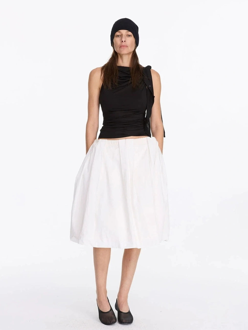 LYUOCHENG Asymmetrical Knot Sleeveless Top