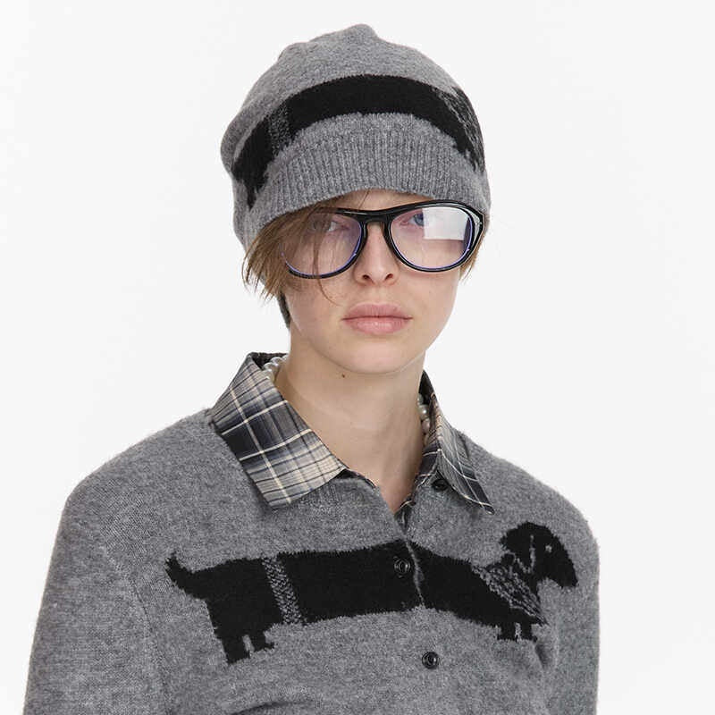 LYUOCHENG_Cartoon_Dachshund_Jacquard_Pattern_Women&