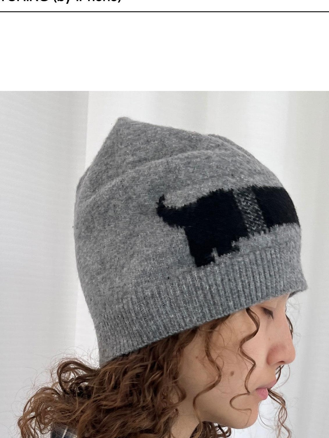 LYUOCHENG Cartoon Dachshund Jacquard Pattern Women&