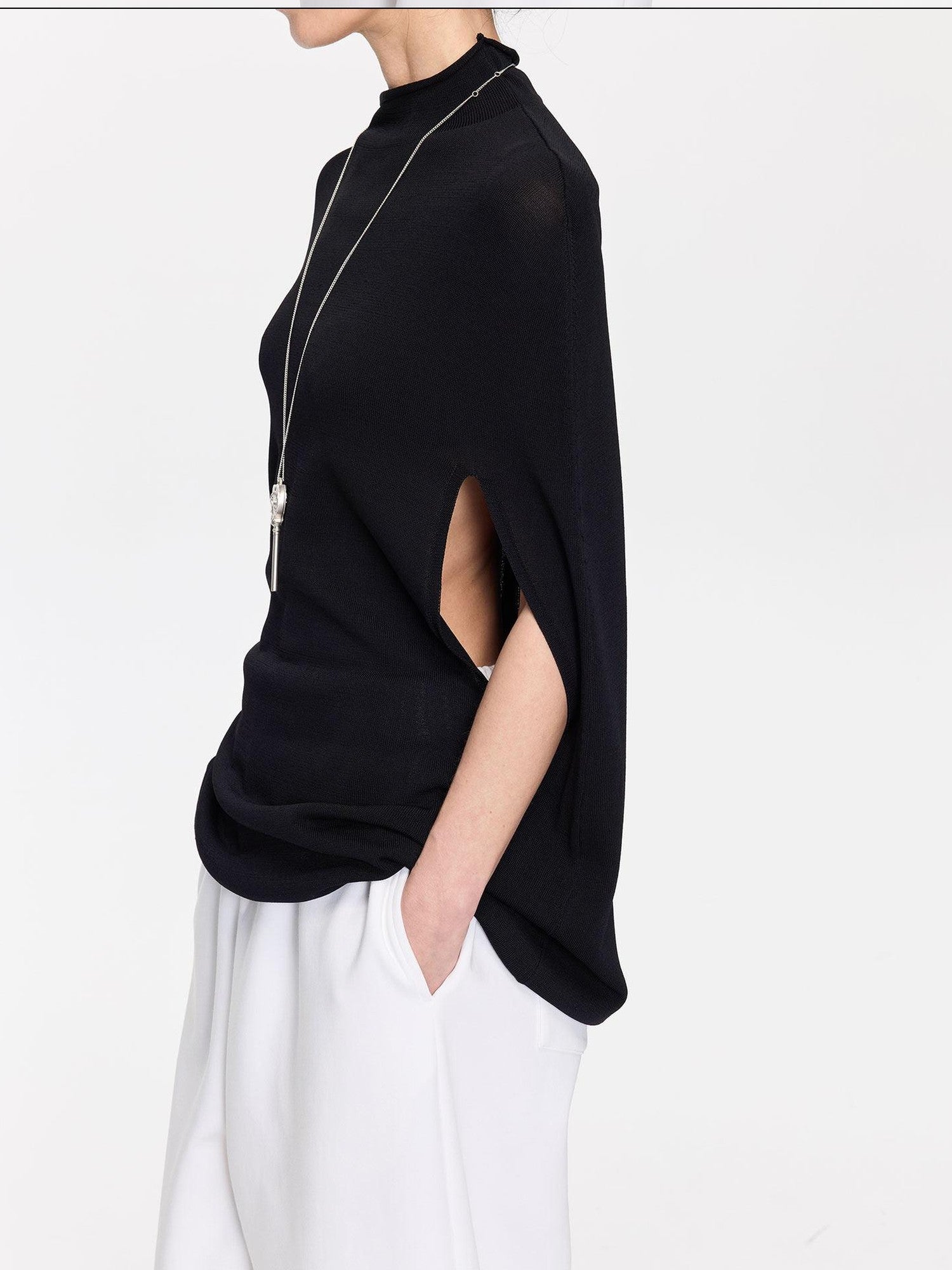 LYUOCHENG Casual Knitted Cocoon Hooded Women&