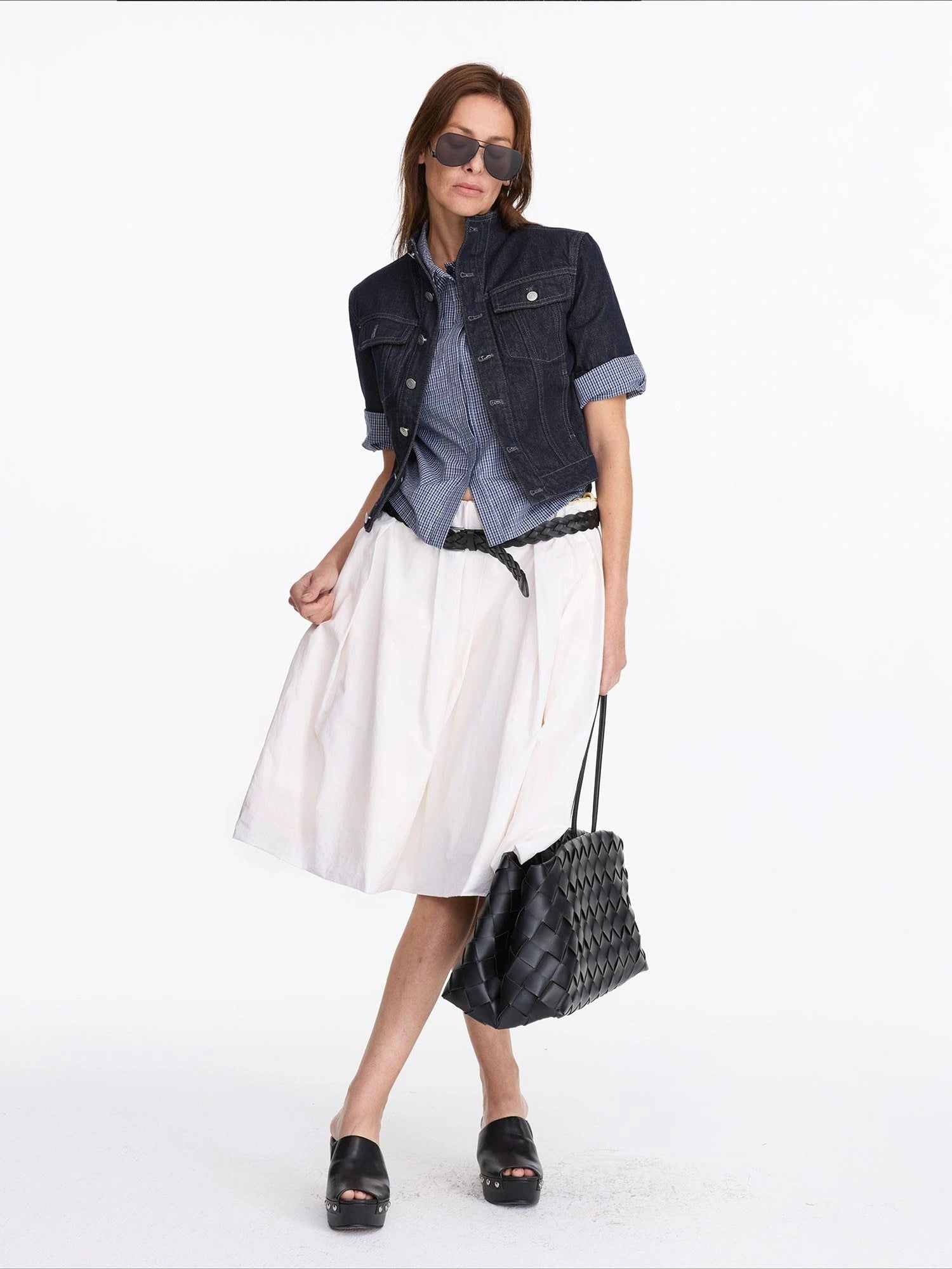 LYUOCHENG Classic Fit Raw Denim Jacket In Mid Weight Cotton