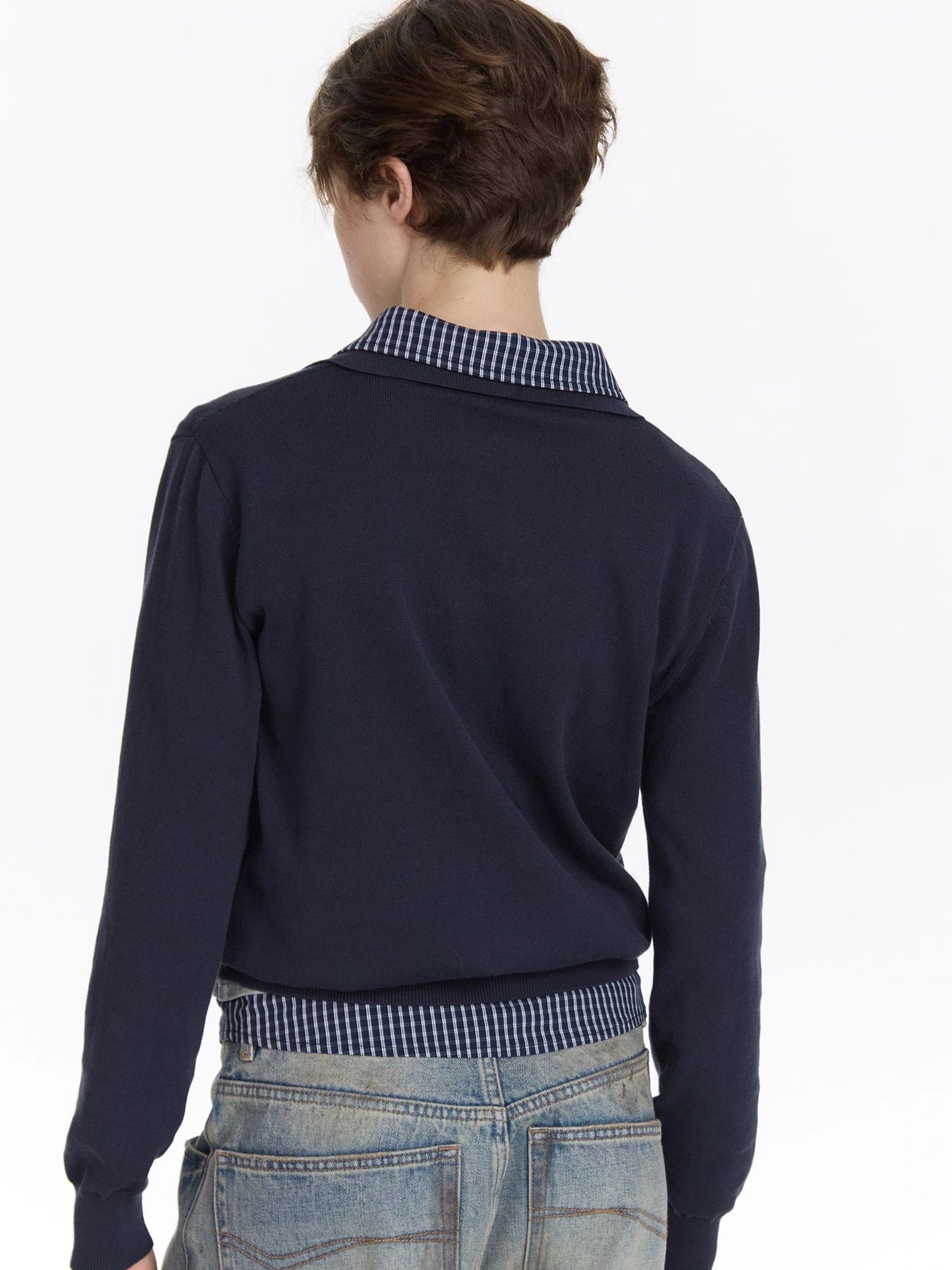 LYUOCHENG Classic Knit Polo Shirt In Multiple Colors