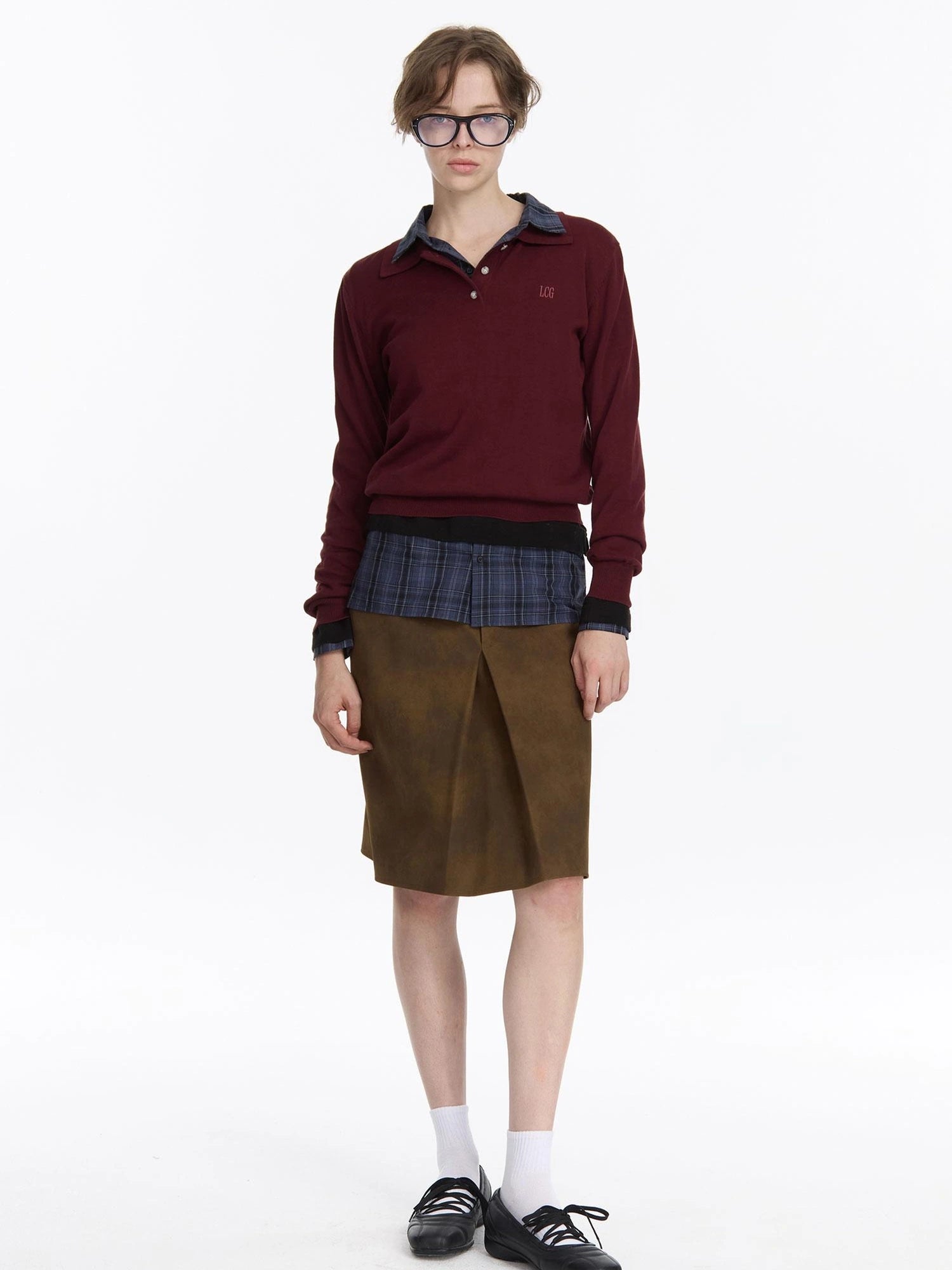 LYUOCHENG Classic Knit Polo Shirt In Multiple Colors