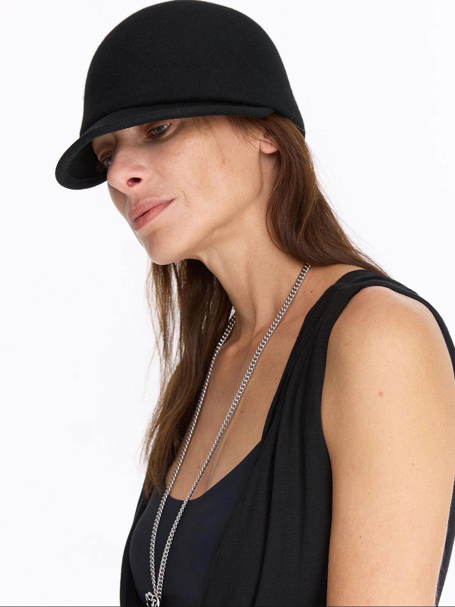 LYUOCHENG Classic Wool Short Brim Equestrian Derby Hat