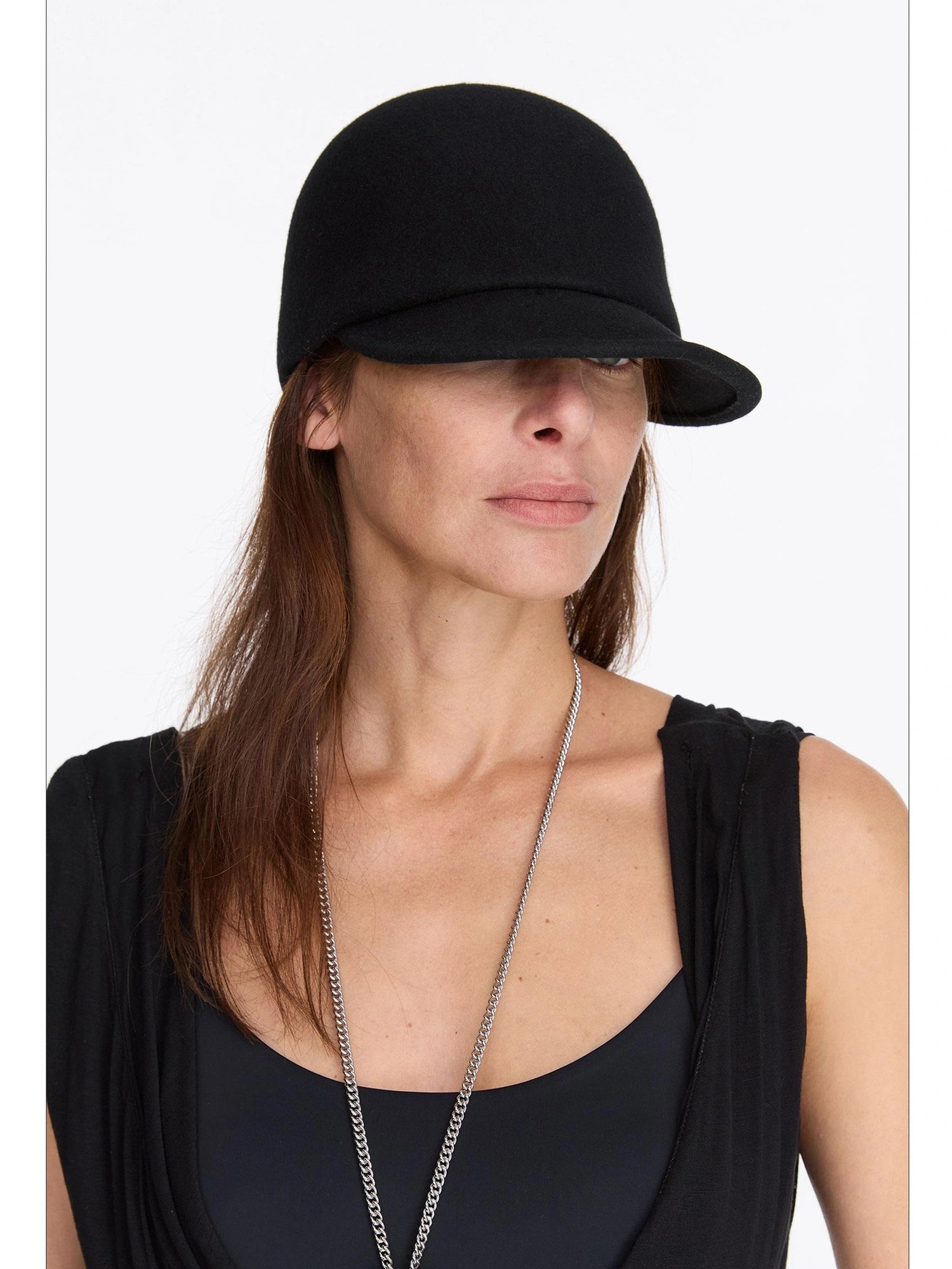 LYUOCHENG Classic Wool Short Brim Equestrian Derby Hat