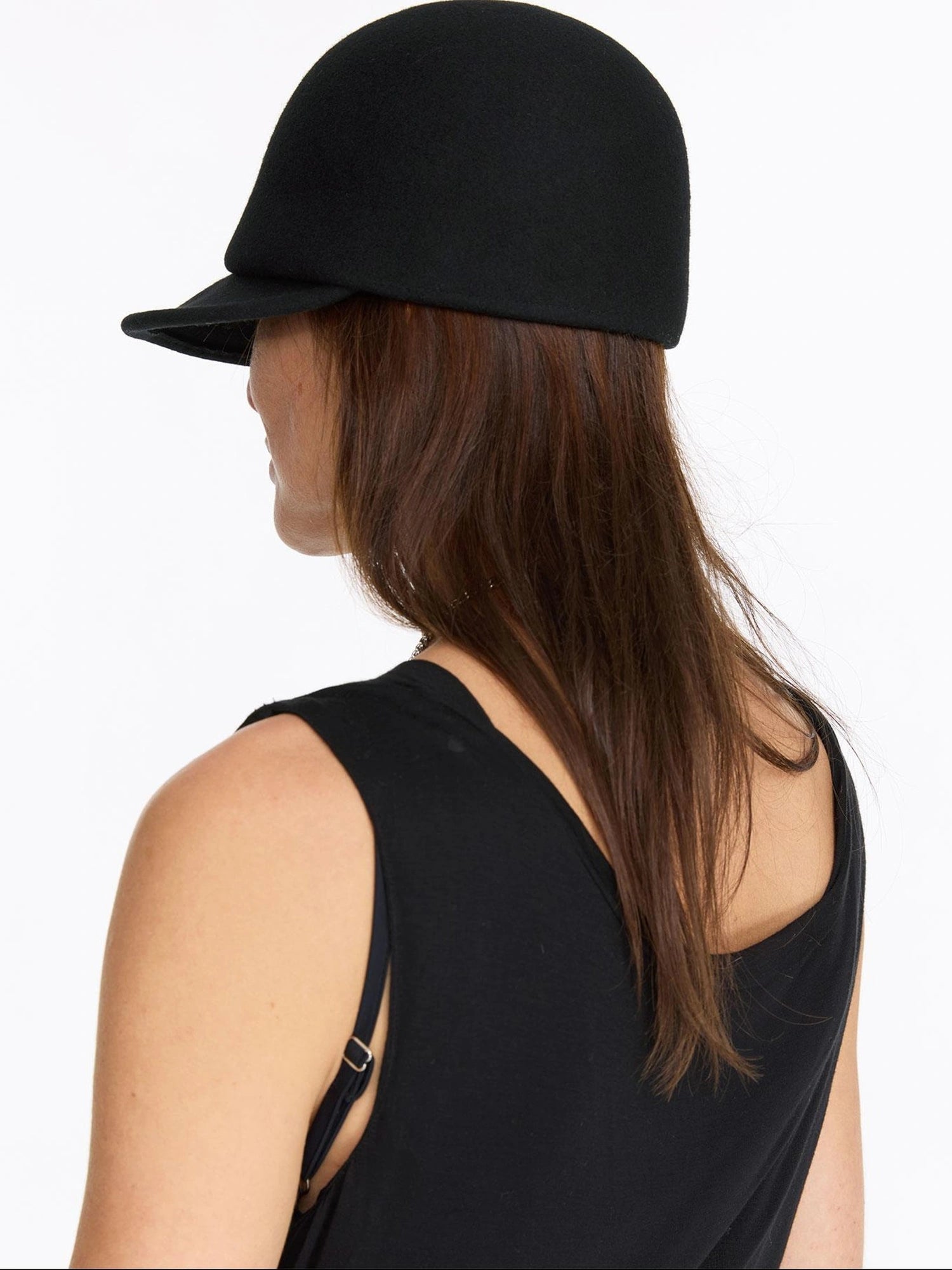 LYUOCHENG Classic Wool Short Brim Equestrian Derby Hat