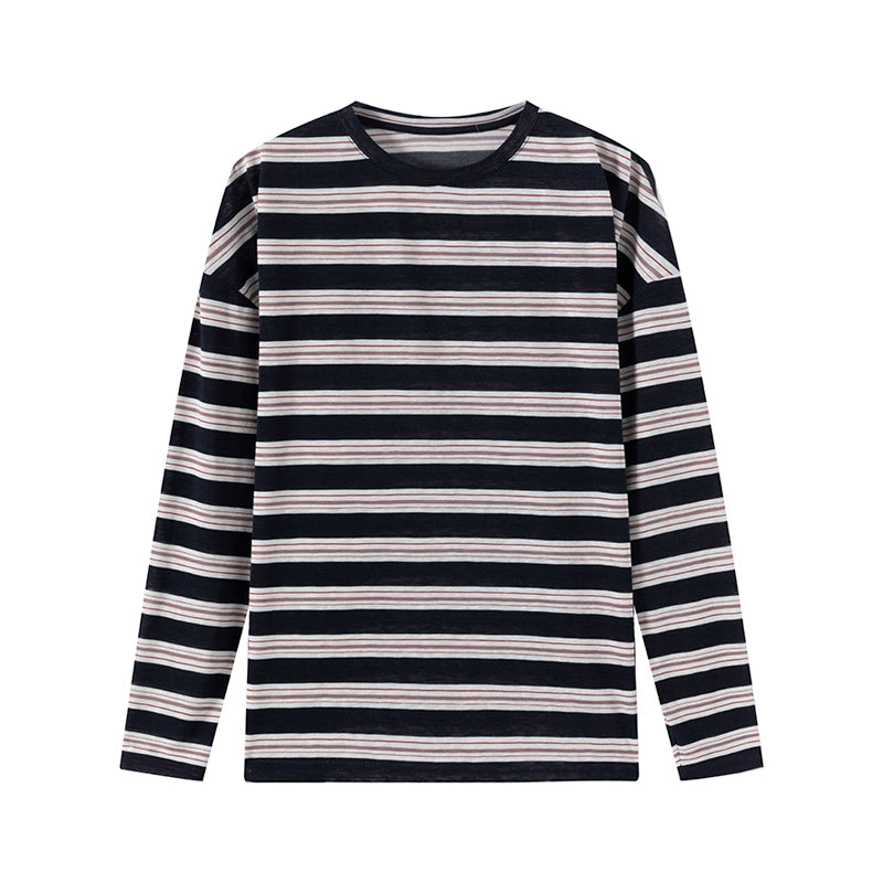 LYUOCHENG_Color_Block_Stripe_Long_Sleeve_T-Shirt_MISSTT