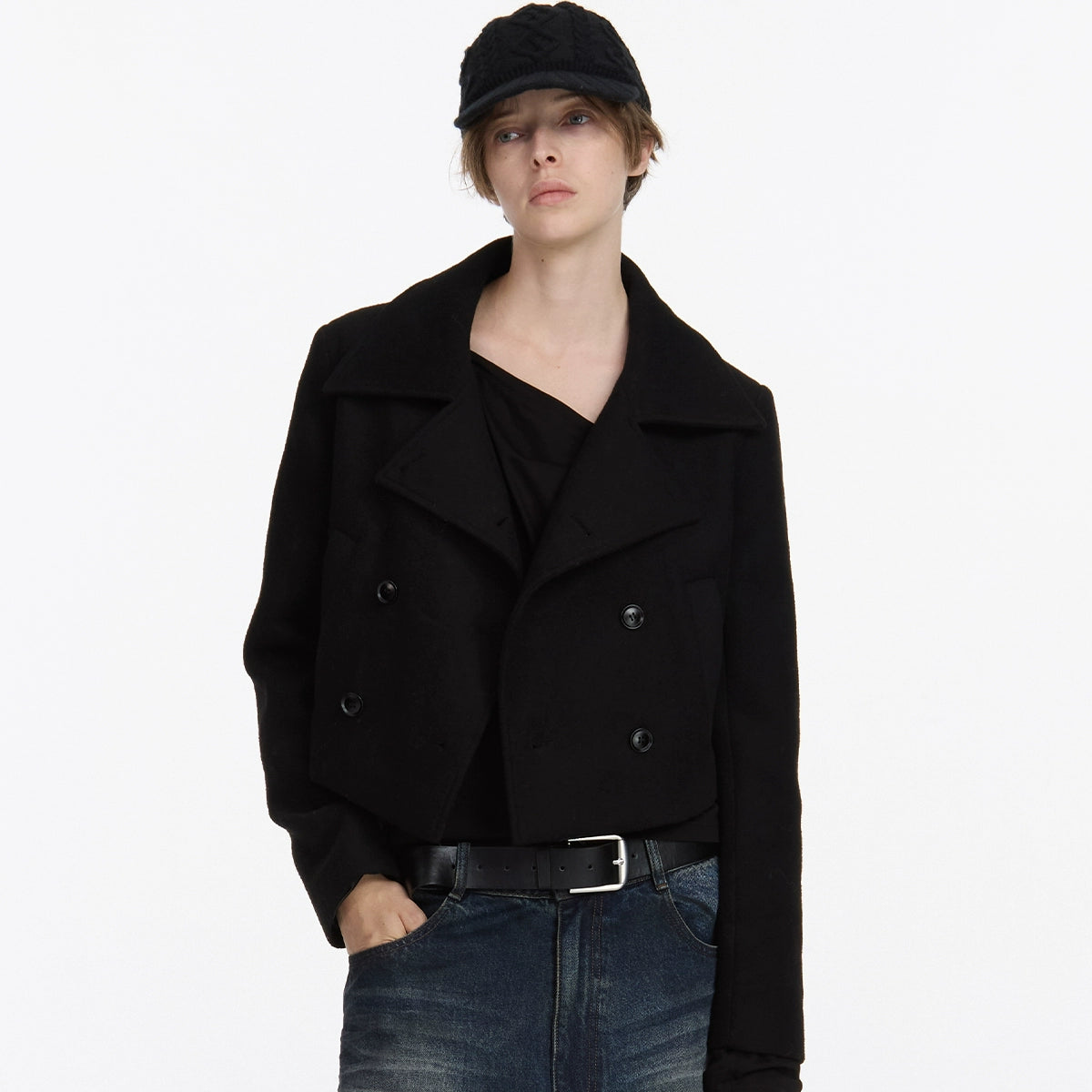 LYUOCHENG_Double_Breasted_Wool_Blend_Stand_Collar_Short_Coat_MISSTT