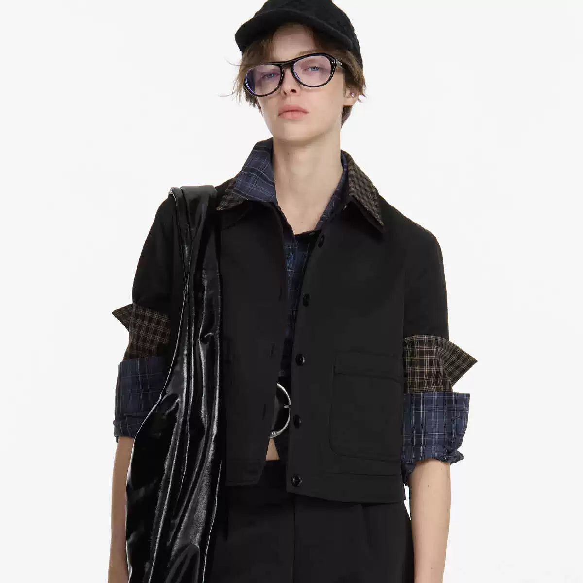 LYUOCHENG_Double_Collar_Checkered_Jacket_With_Wide_Leg_Trousers_Set_MISSTT