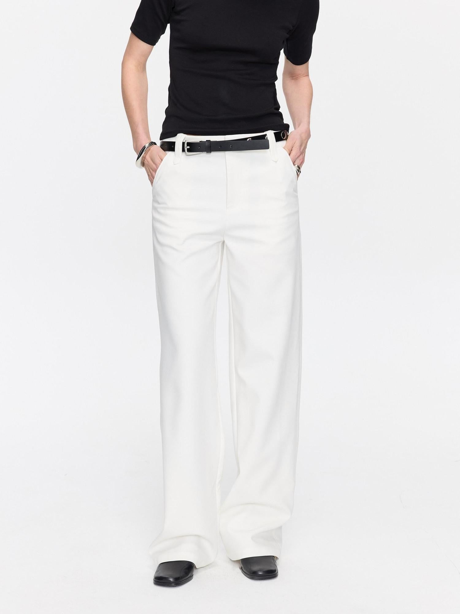 LYUOCHENG Extra Long Straight Pencil Low Rise Women&