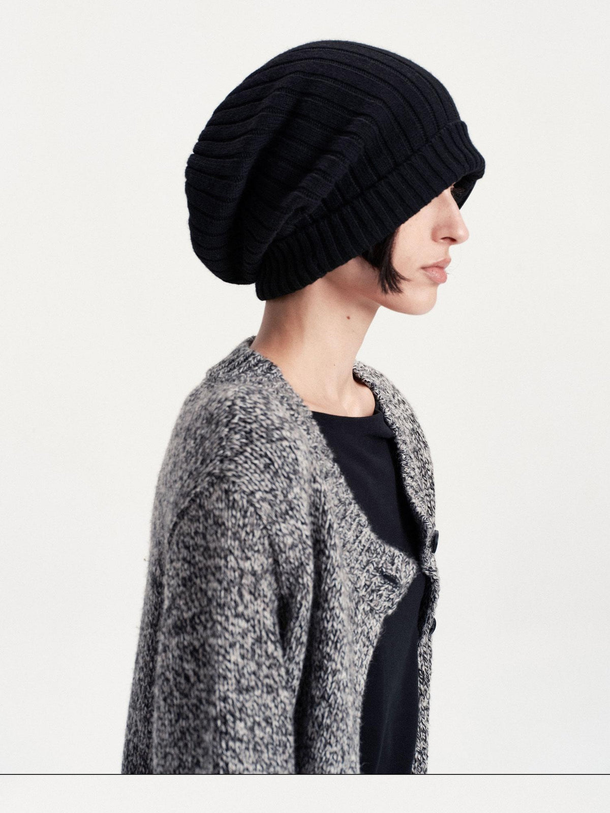 LYUOCHENG Foldable Solid Color Knit Warm Women&