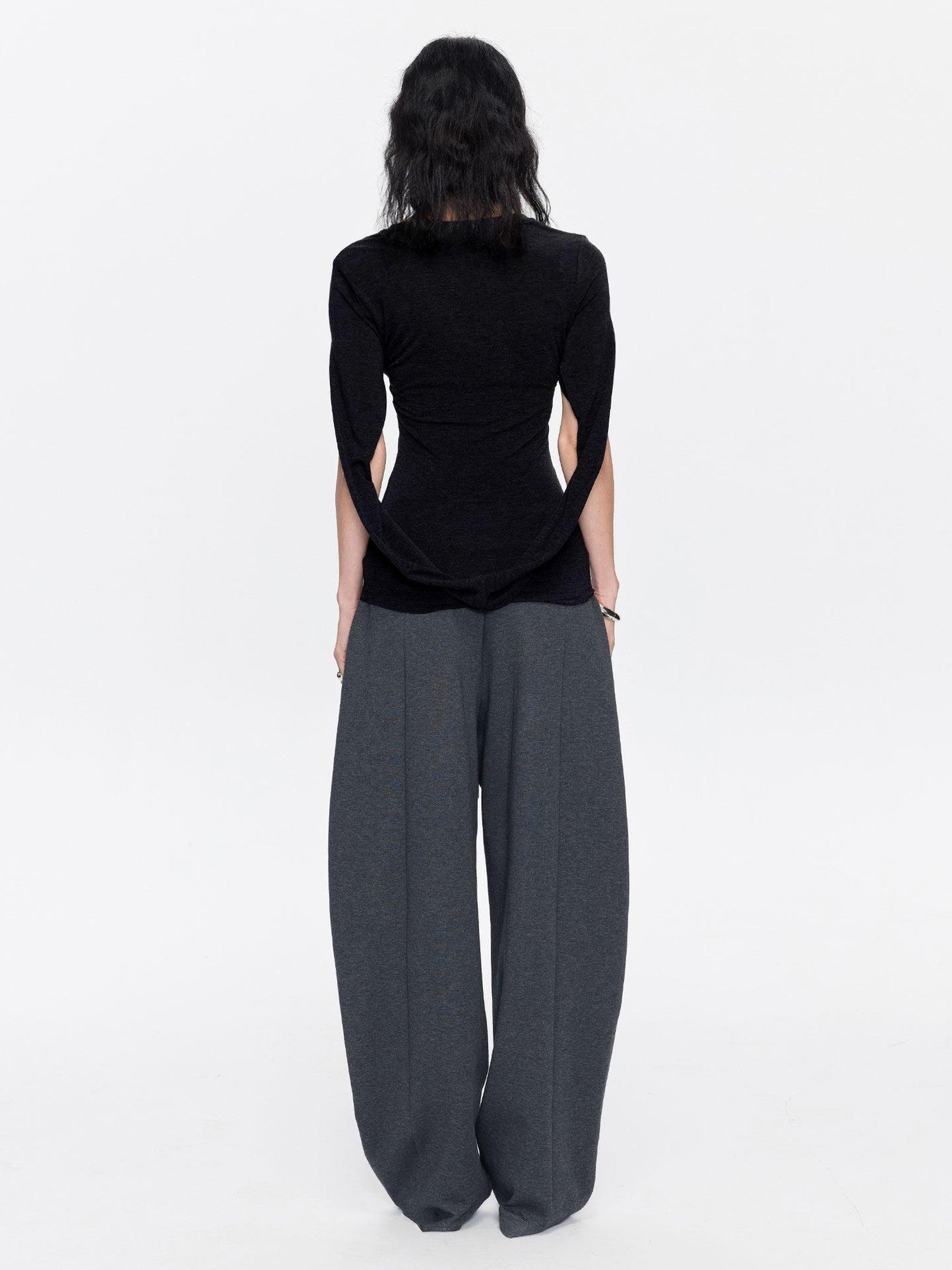LYUOCHENG Henley Raglan Fitted Casual Women&