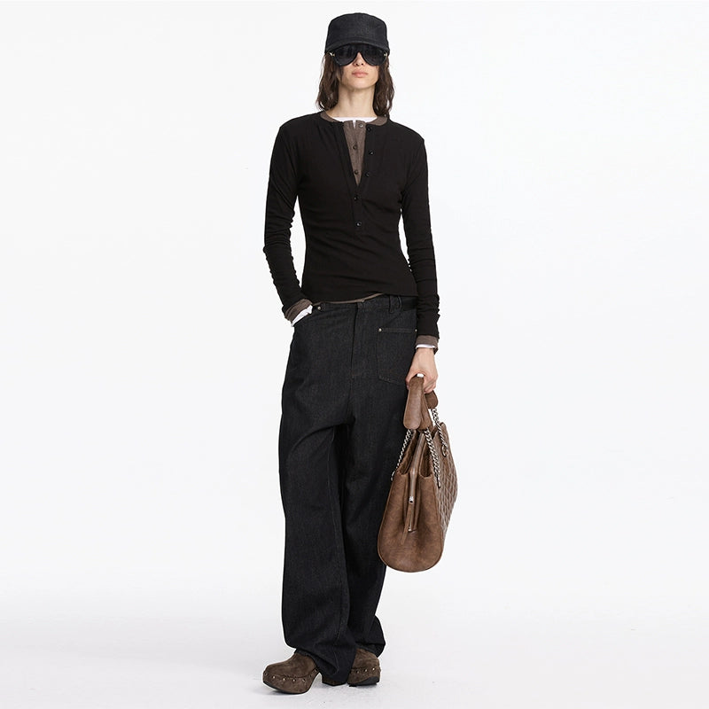 LYUOCHENG_Henry_Neck_Acetate_Staple_Long_Sleeve_Top_MISSTT