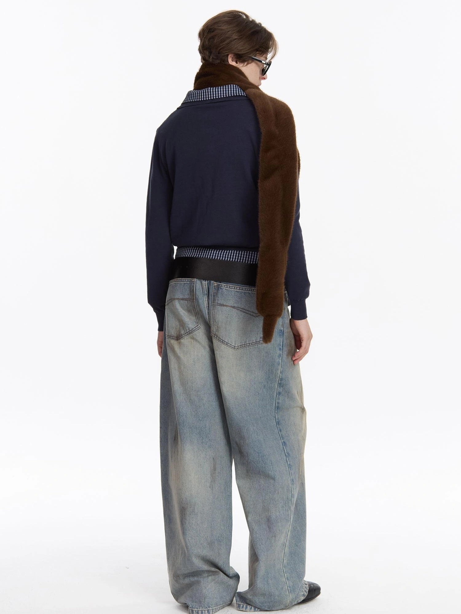 LYUOCHENG Knitted Dachshund Scarf With 3 D Head