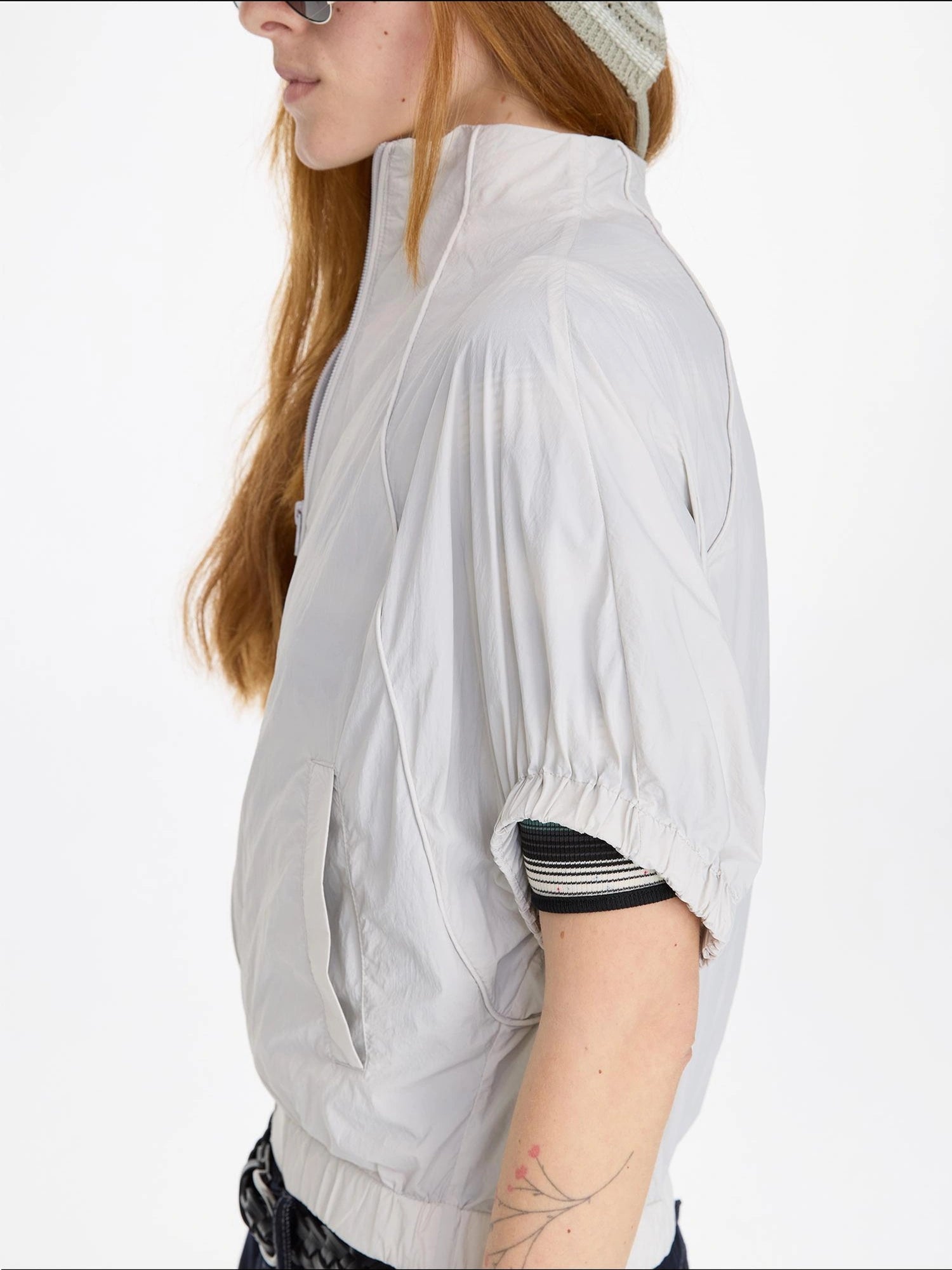 LYUOCHENG Lightweight Upf 50 Nylon Batwing Sun Shield Top