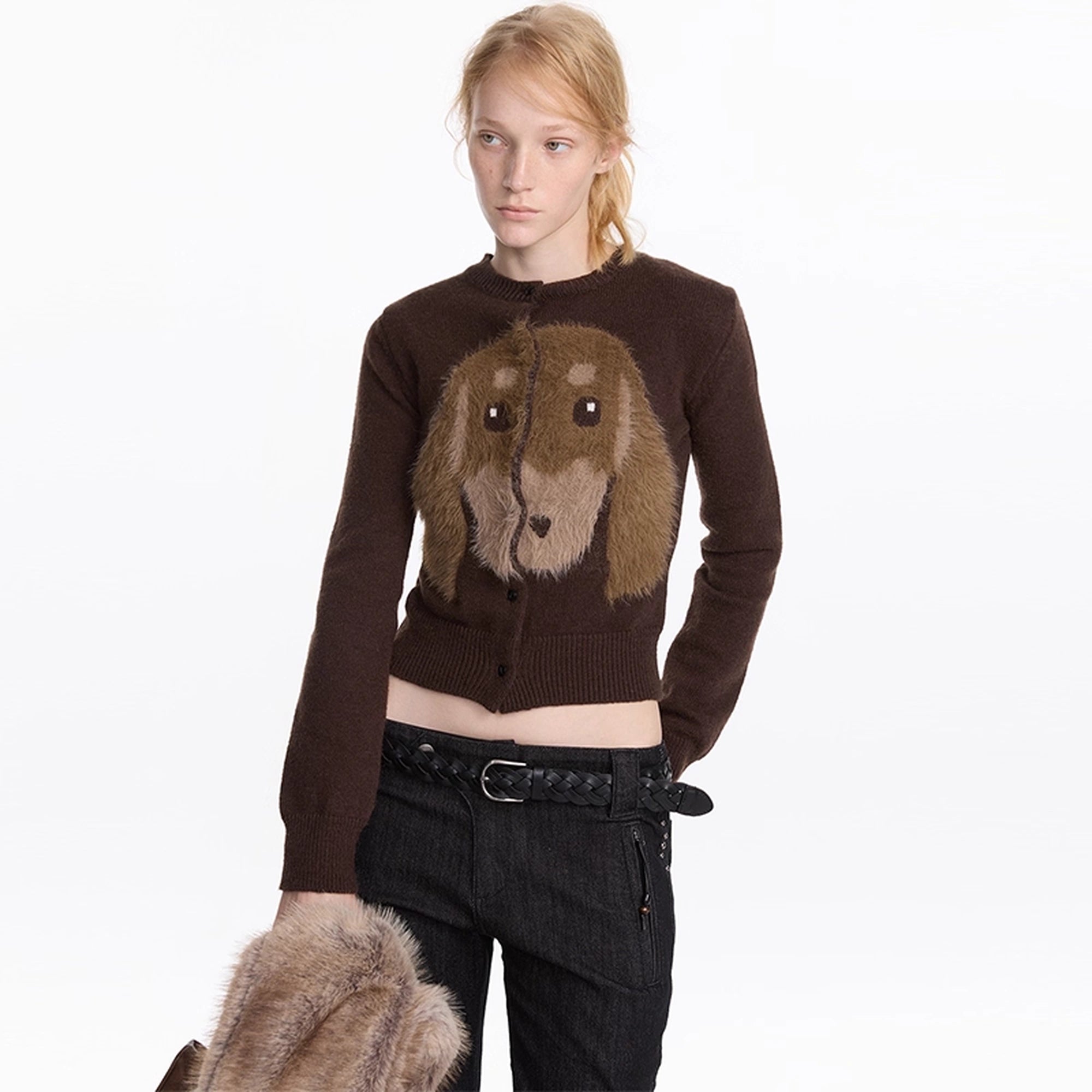 LYUOCHENG_Long_Haired_Dachshund_Knitted_Cardigan_MISSTT