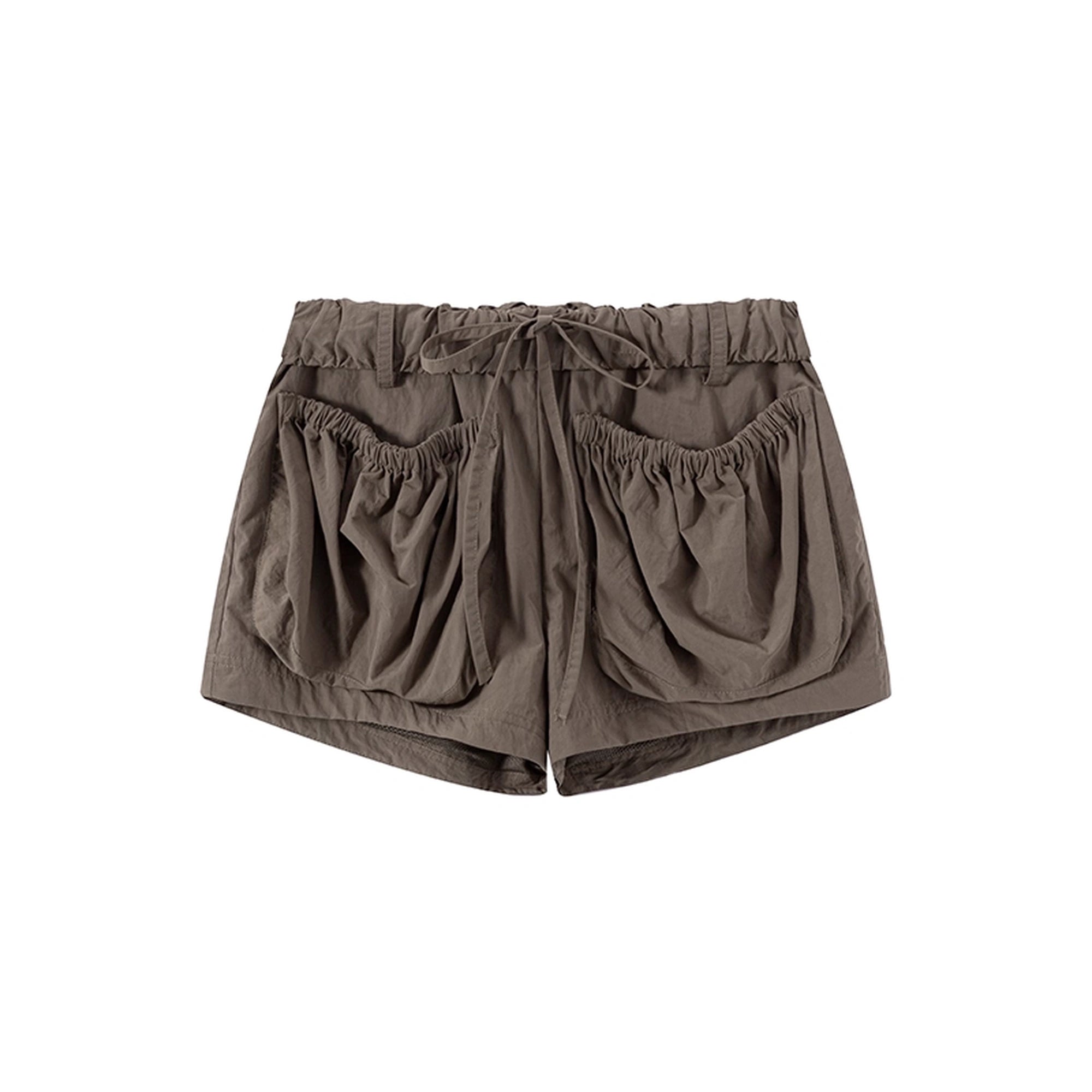 LYUOCHENG_Nylon_Cuffed_Waistband_Casual_Shorts_MISSTT