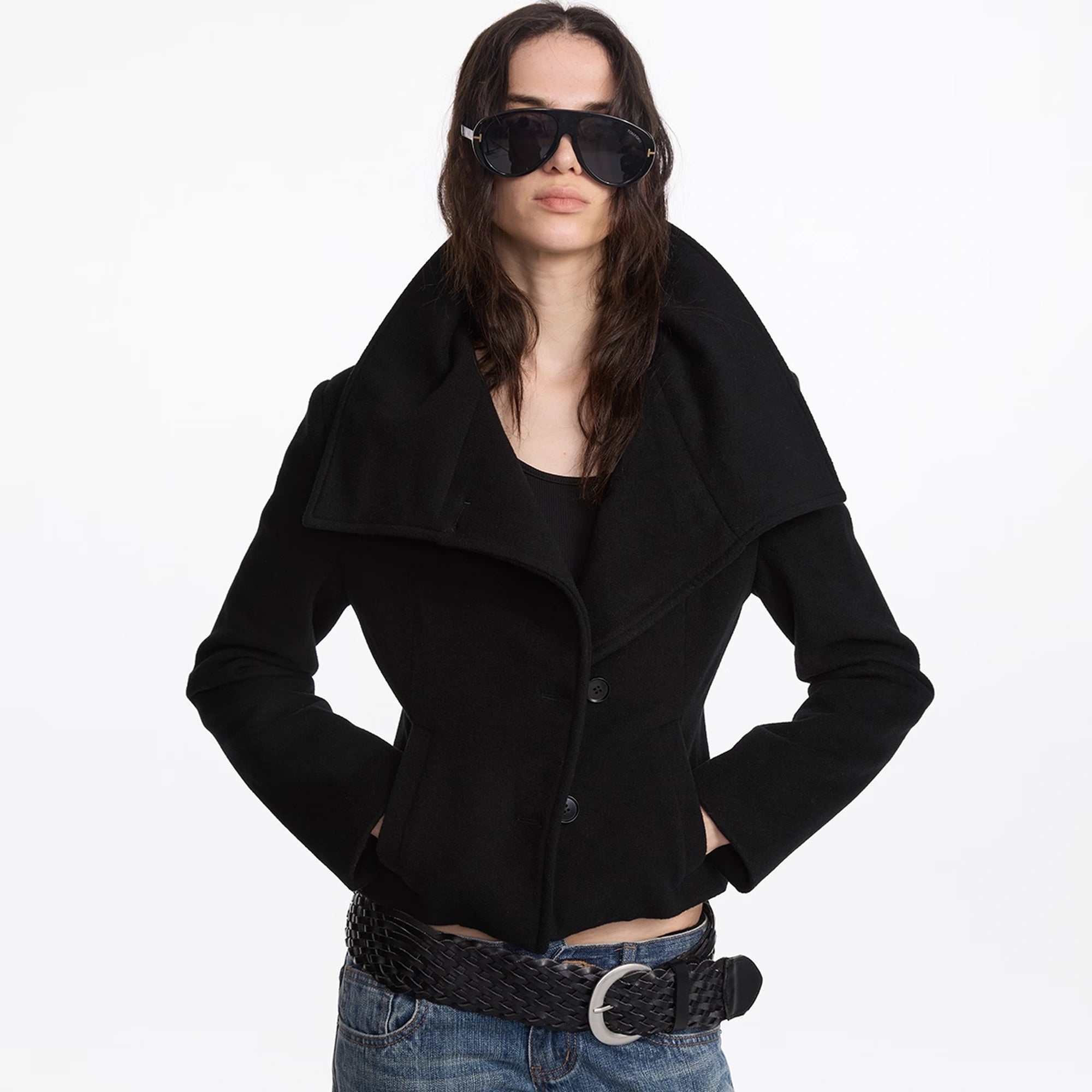 LYUOCHENG_Oversized_Lapel_Wool_Blend_Short_Coat_MISSTT