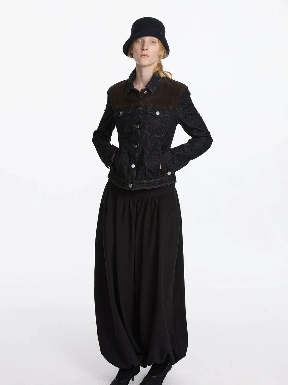 LYUOCHENG Pleated Balloon Pants