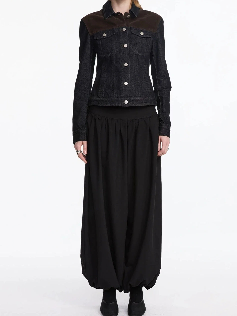 LYUOCHENG Pleated Balloon Pants