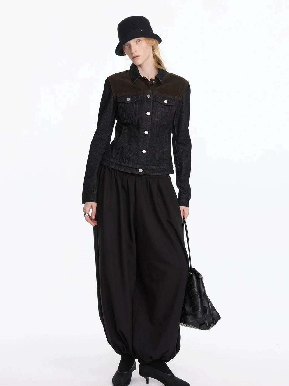 LYUOCHENG Pleated Balloon Pants