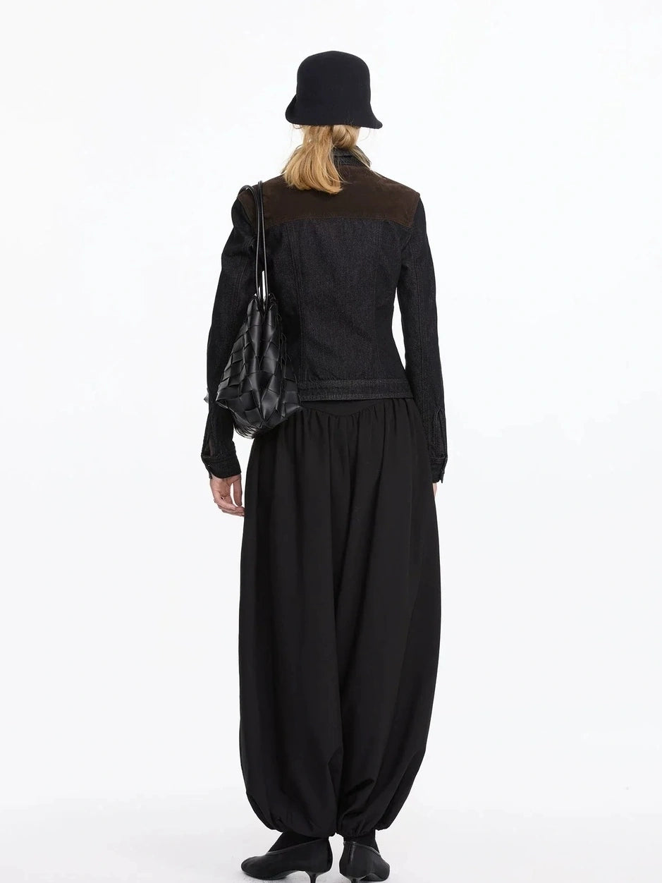 LYUOCHENG Pleated Balloon Pants