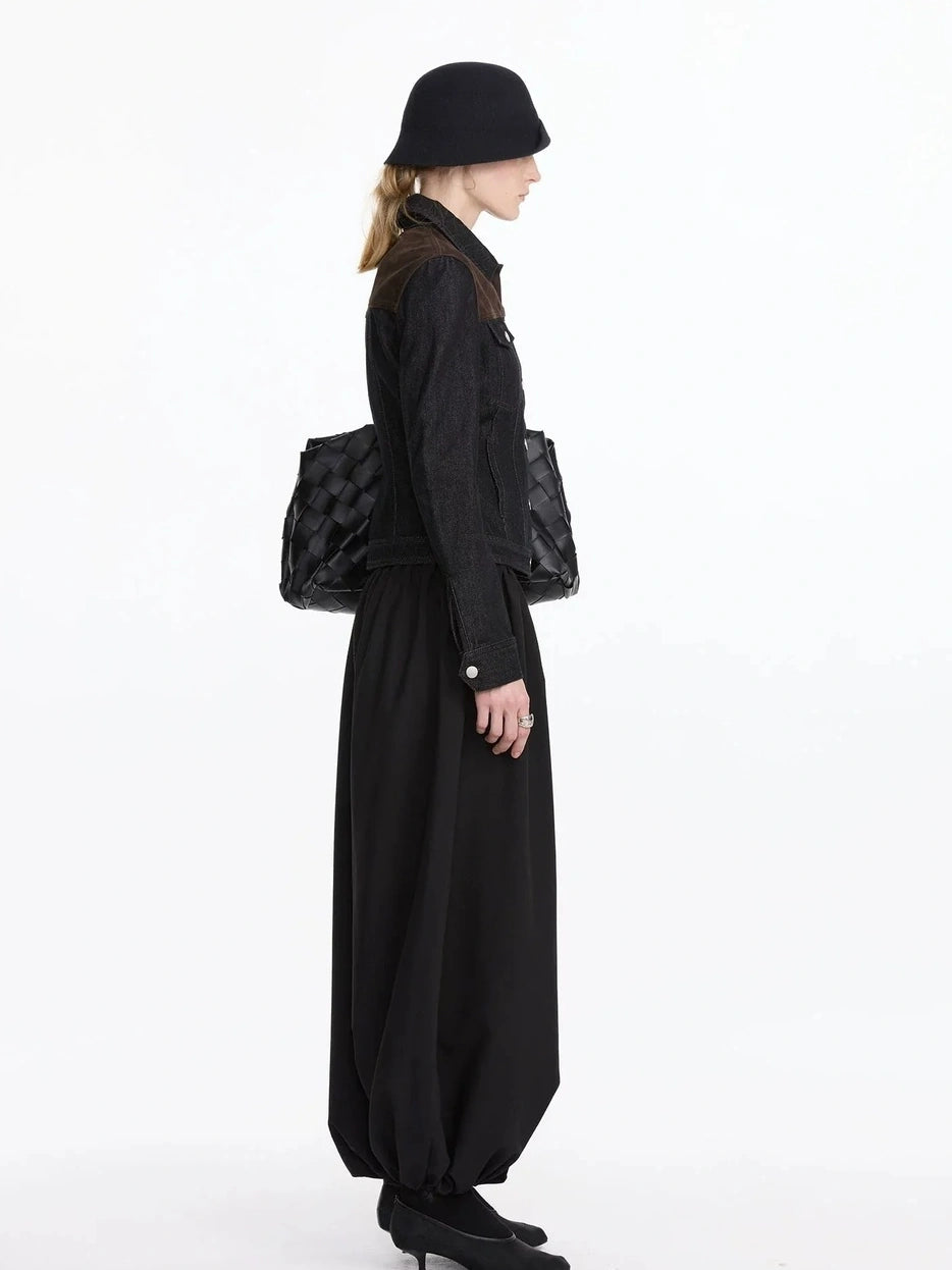 LYUOCHENG Pleated Balloon Pants