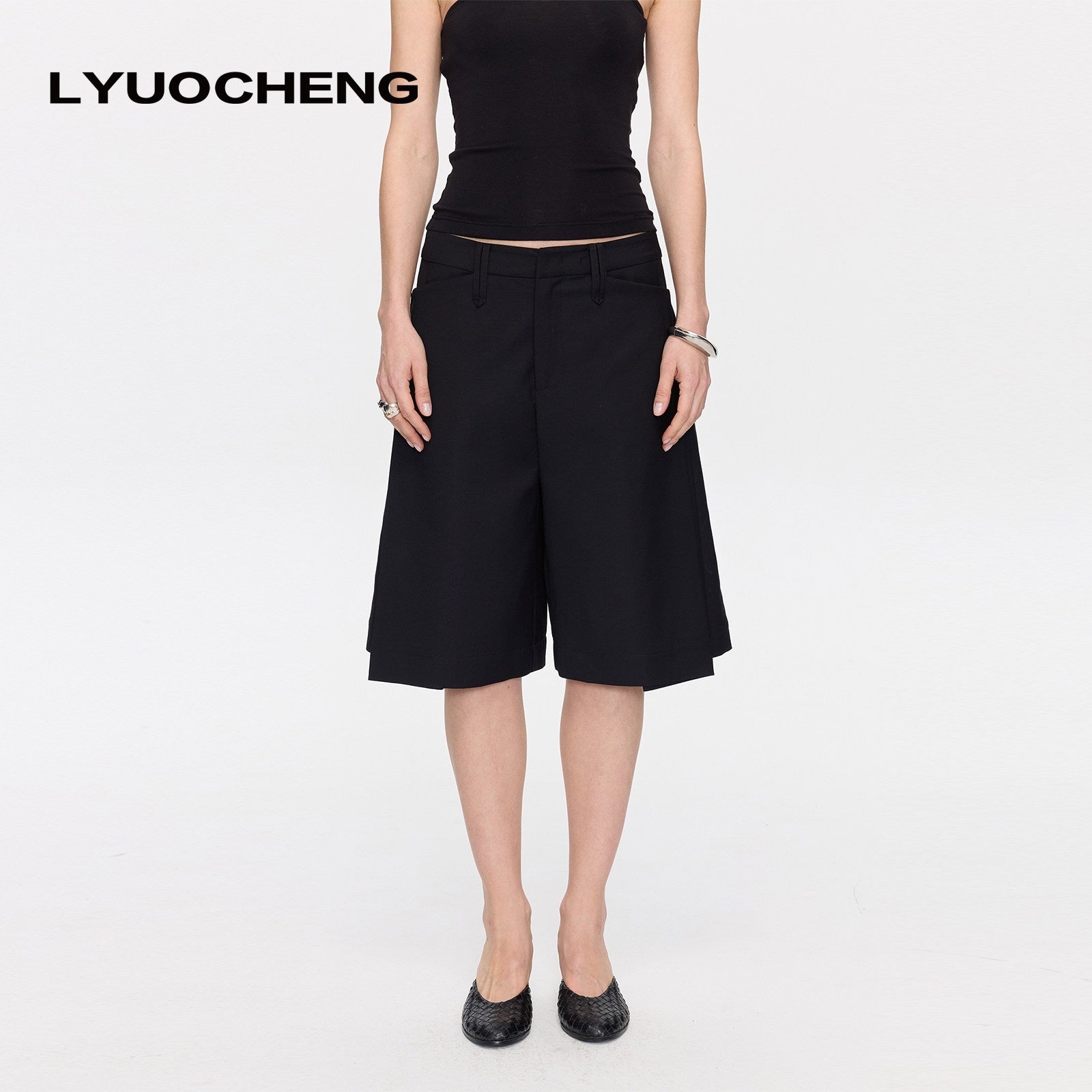 LYUOCHENG_Pleated_Minimalist_Relaxed_Mid_Rise_Women&