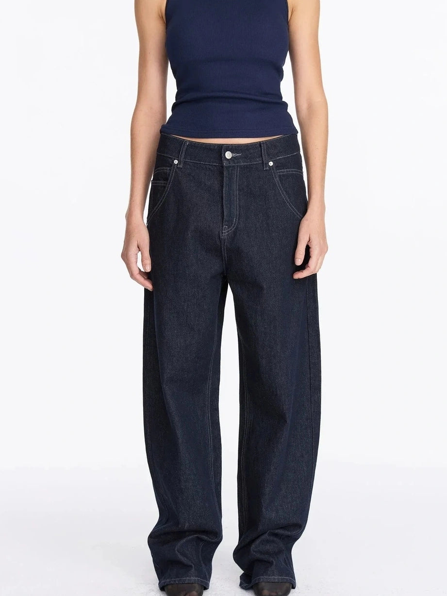 LYUOCHENG Raw Selvedge Denim Jeans