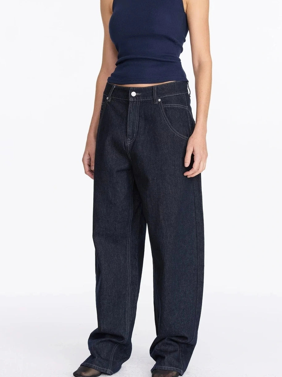 LYUOCHENG Raw Selvedge Denim Jeans