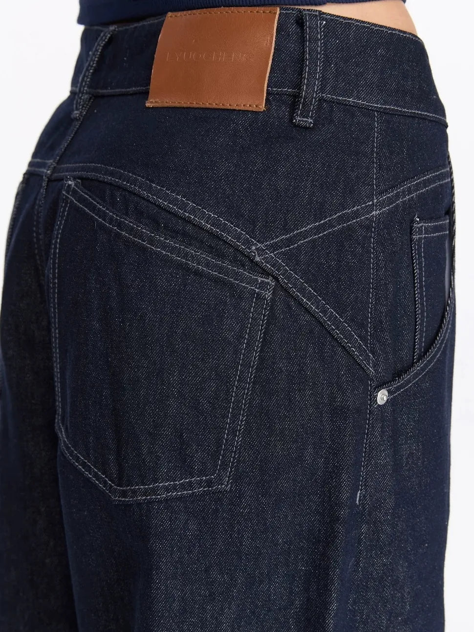 LYUOCHENG Raw Selvedge Denim Jeans