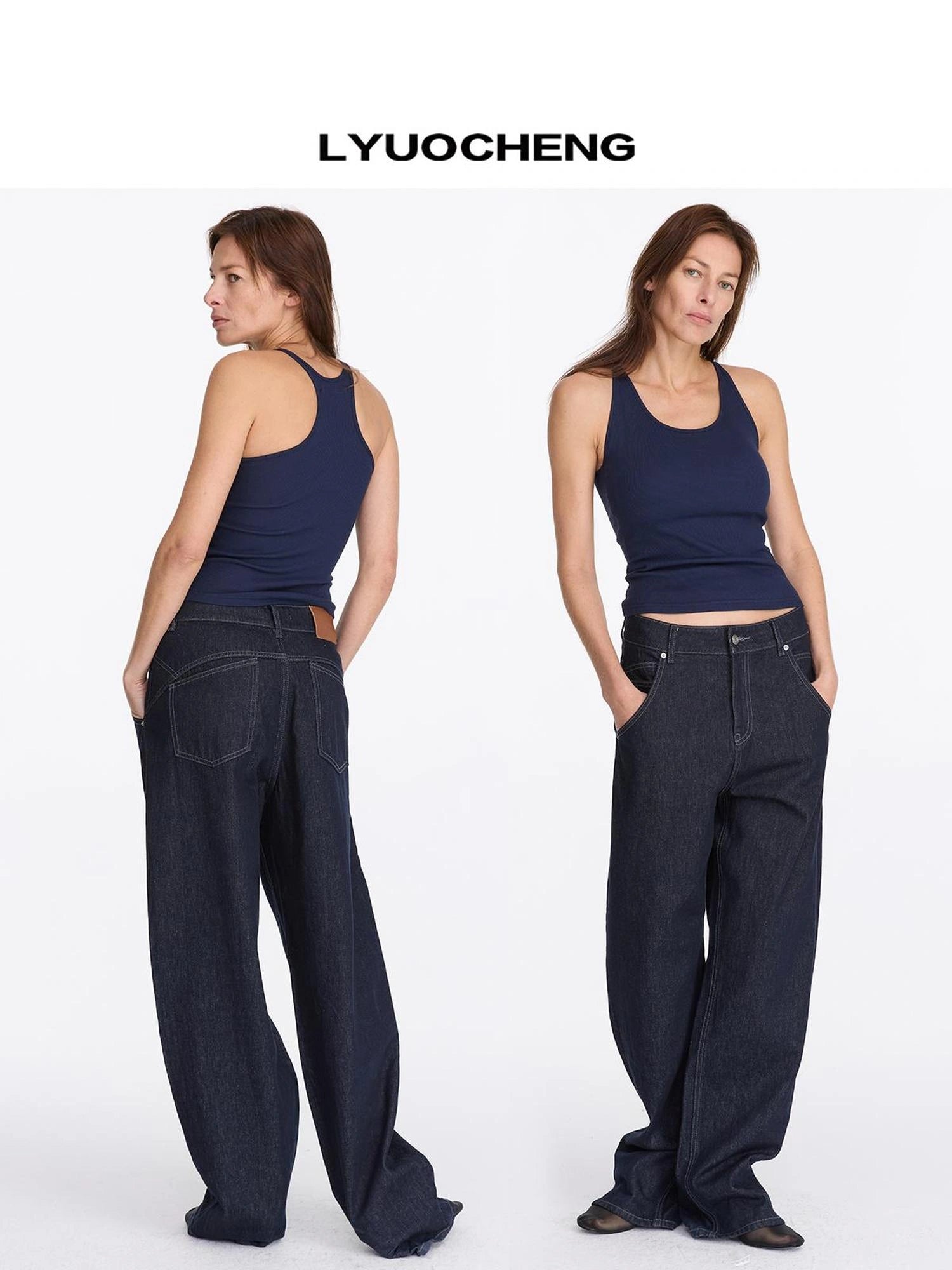 LYUOCHENG Raw Selvedge Denim Jeans