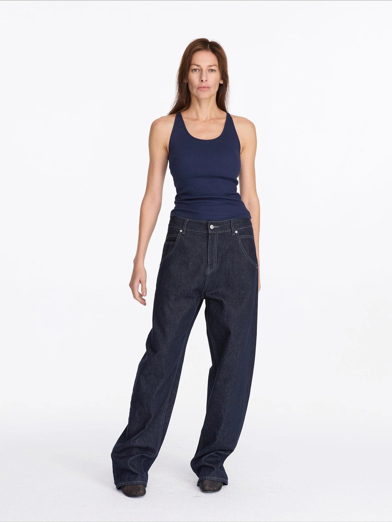 LYUOCHENG Ribbed Tank Top With Built In Bra