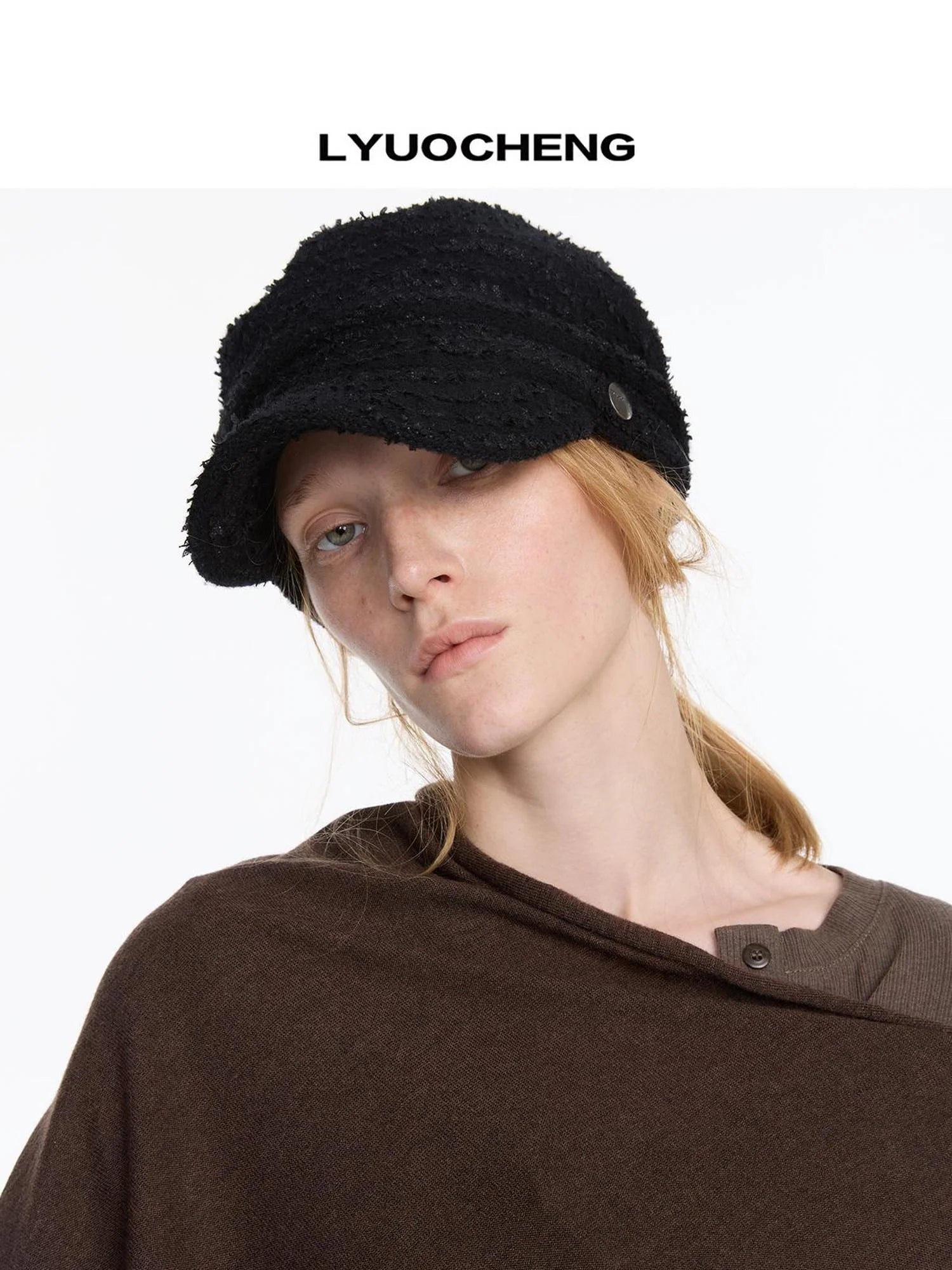 LYUOCHENG Vintage Aroma Knight Stackable Wide Brim Hat